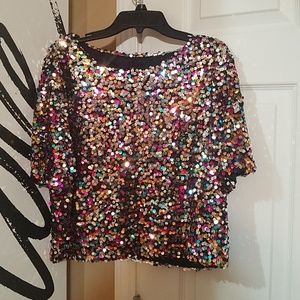 Sequin top